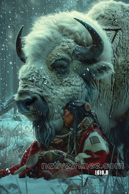 Spirit of the White Buffalo Canvas