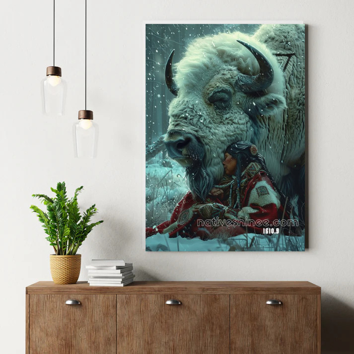 Spirit of the White Buffalo Canvas