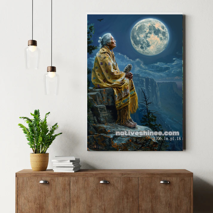 Moonlit Vigil Canvas