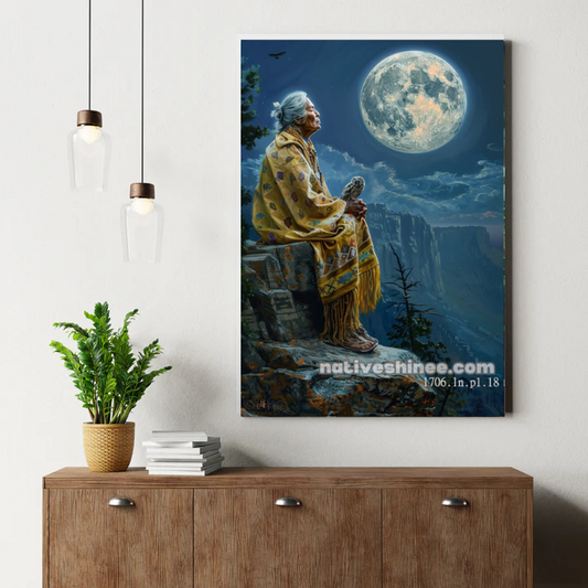 Moonlit Vigil Canvas