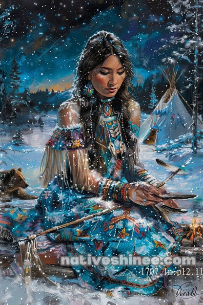 Whispers of the Winter Spirit Canvas
