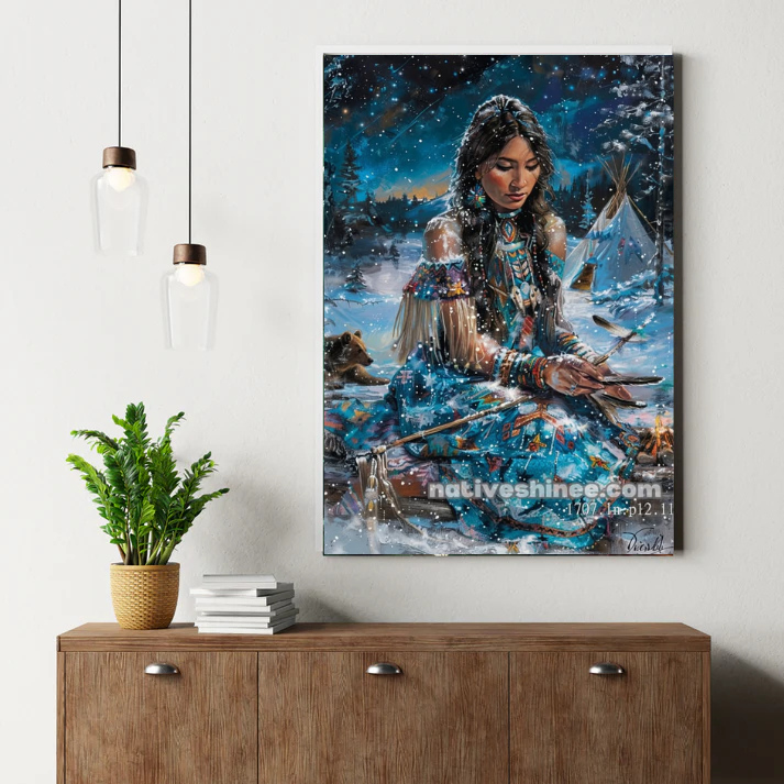 Whispers of the Winter Spirit Canvas