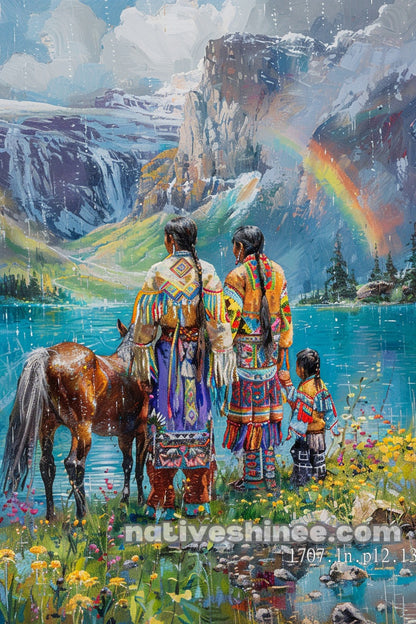 Rainbow's Sacred Promise Canvas