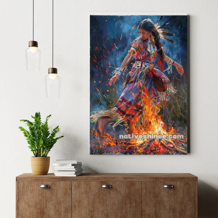 Dancer of the Flame Canvas