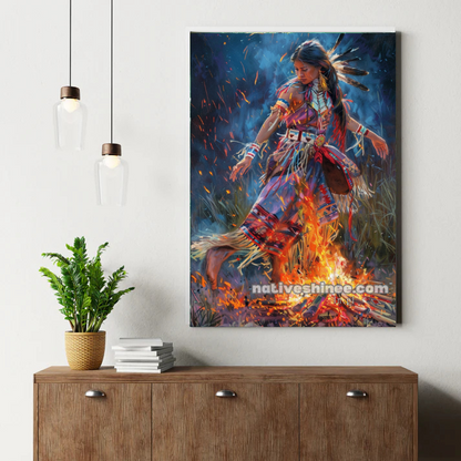 Dancer of the Flame Canvas