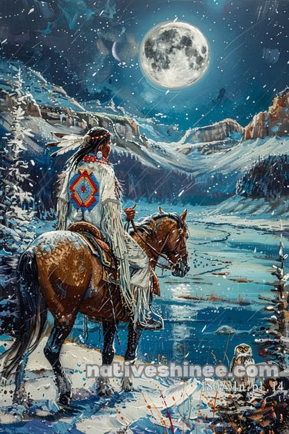 Moonlit Journey Canvas