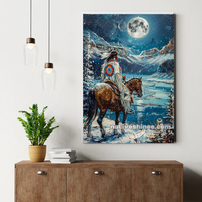 Moonlit Journey Canvas