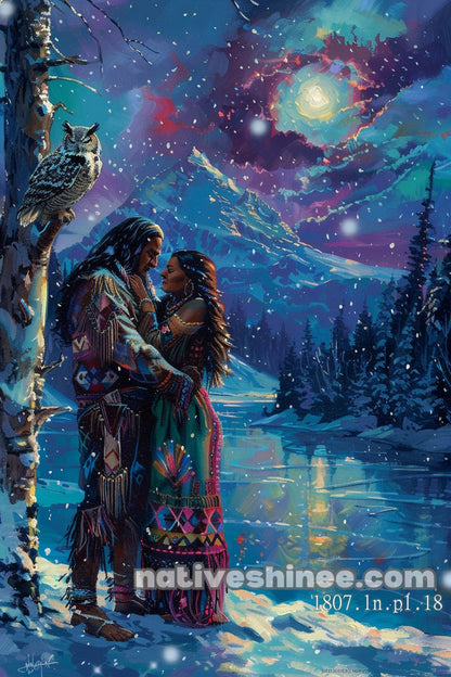 Moonlit Embrace Canvas