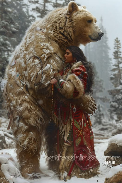 Embrace of the Great Bear Canvas