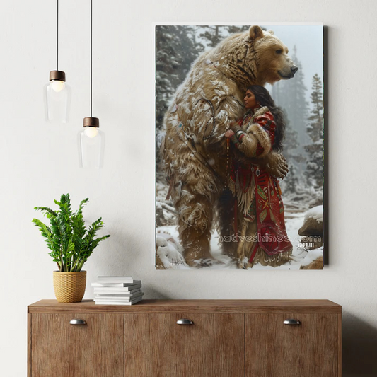 Embrace of the Great Bear Canvas