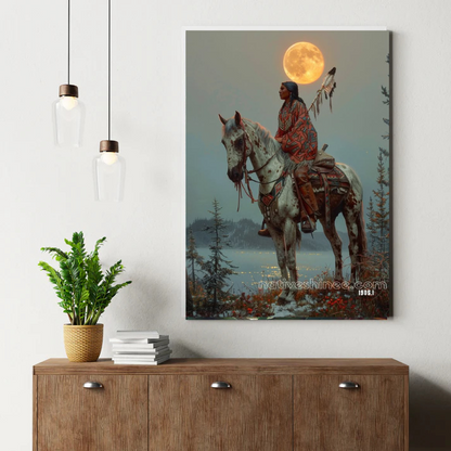 Guardian of the Sunlit Mesa Canvas