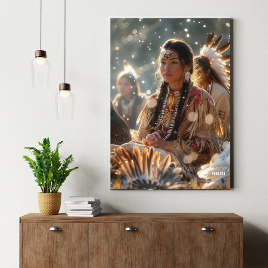 Feather Dance Canvas