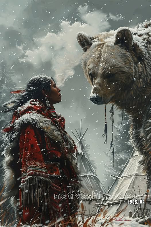 Song of the Rainy Wolf Canvas