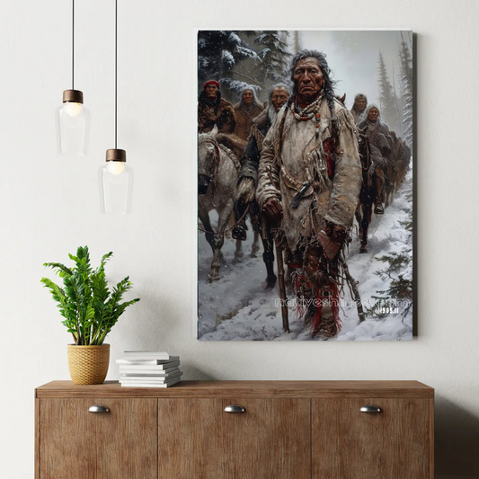 Flaming Horizon Canvas