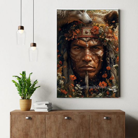 Song of the Midnight Elk Canvas