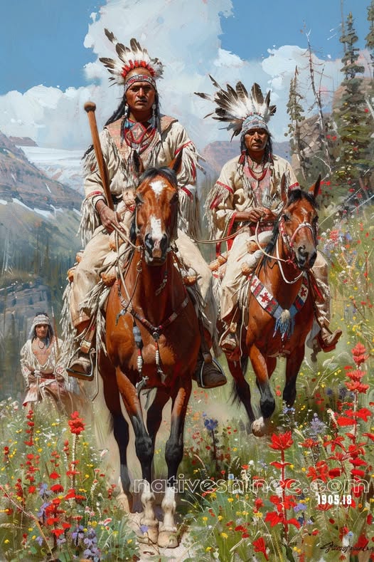 Alpine Riders Canvas