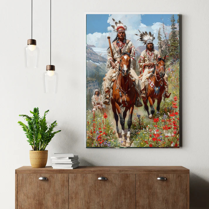 Alpine Riders Canvas