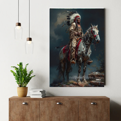 The Watcher of the Night Sky Canvas