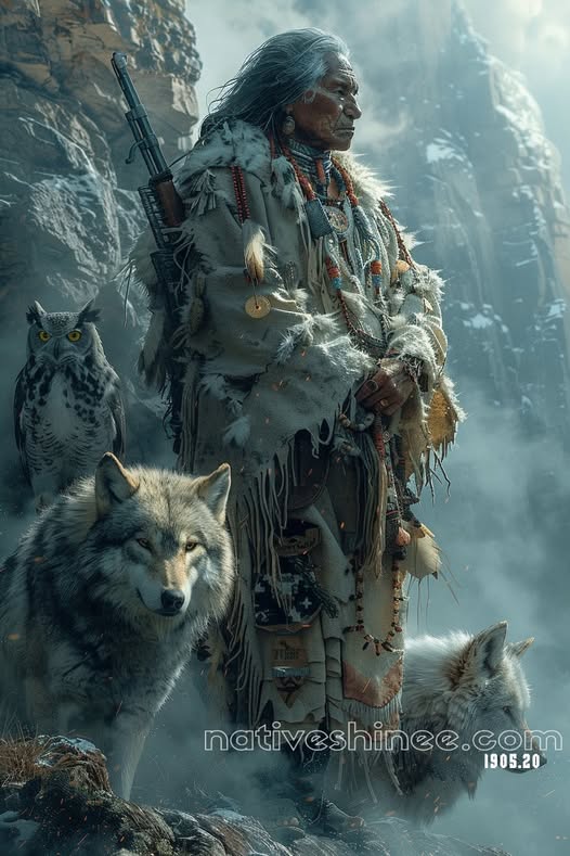 The Spirit of the Wolf: A Warrior's Path Canvas