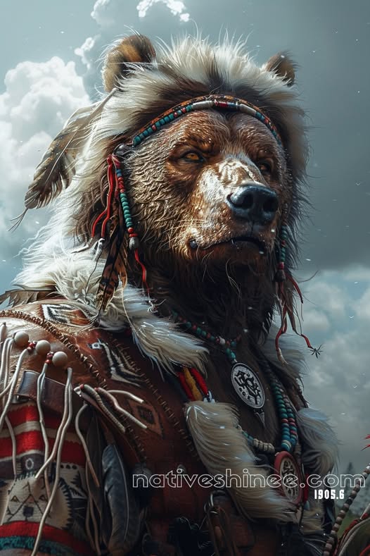 Spirit of the Bear Clan Canvas