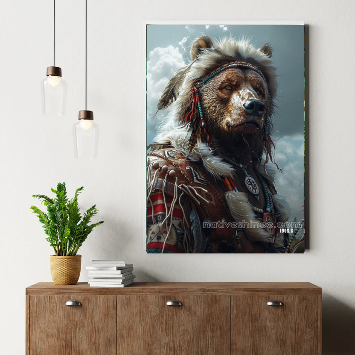 Spirit of the Bear Clan Canvas