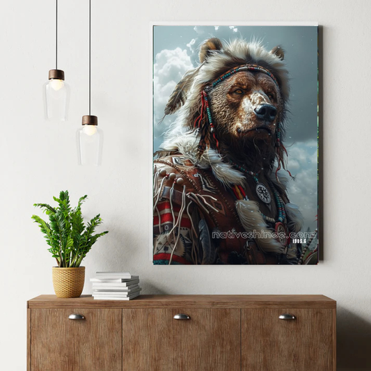 Spirit of the Bear Clan Canvas