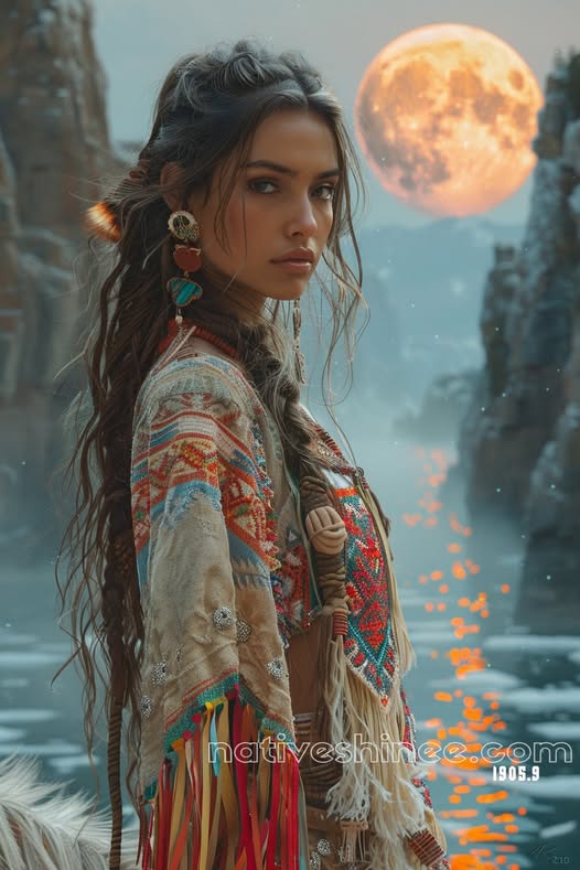 Daughter of the Moonlit Waters Canvas