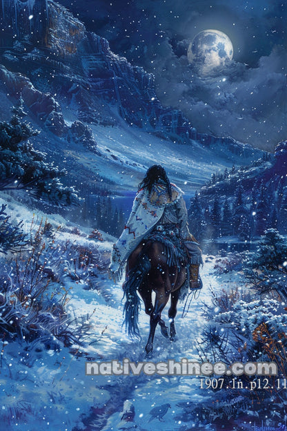 Moonlit Solitude Ride Canvas