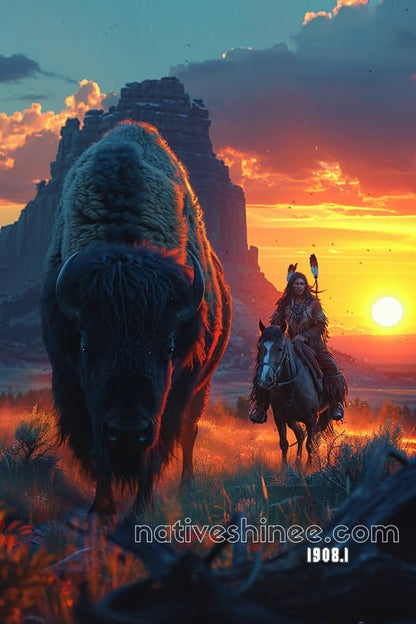 Guardian of the Great Plains Canvas