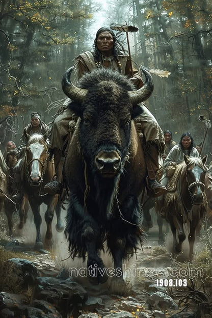 Thunderhoof's Wild Charge Canvas