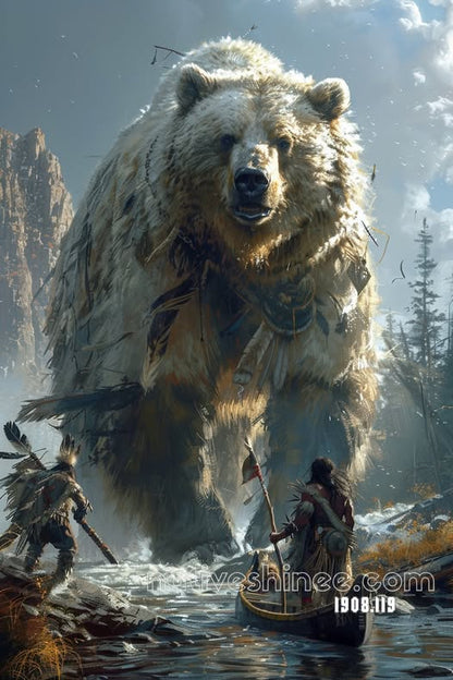 Spirit Bear Guardian Canvas