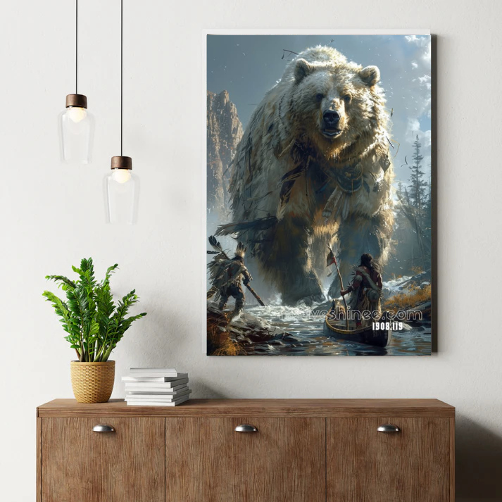 Spirit Bear Guardian Canvas
