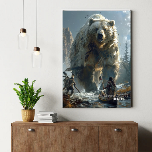 Spirit Bear Guardian Canvas
