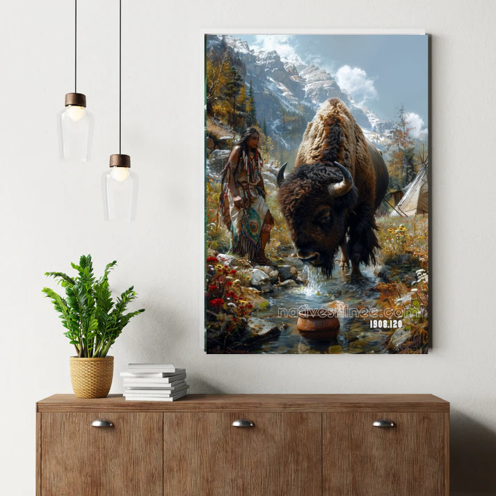 Guardian of the Sacred Stream Canvas