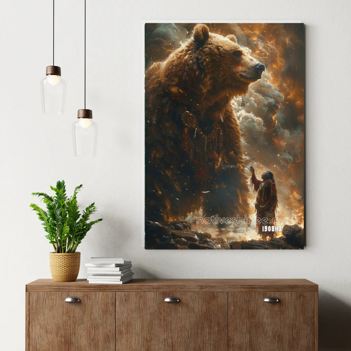Bear Spirit Ascension Canvas