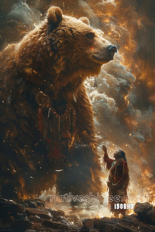 Bear Spirit Ascension Canvas