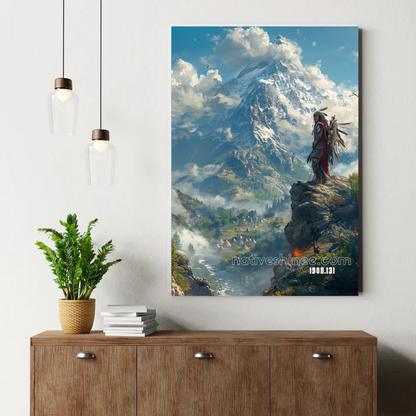 Guardian of the Sacred Peaks Canvas