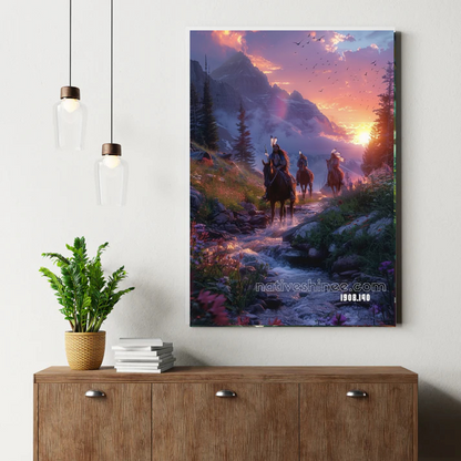 Journey at Dawn Canvas