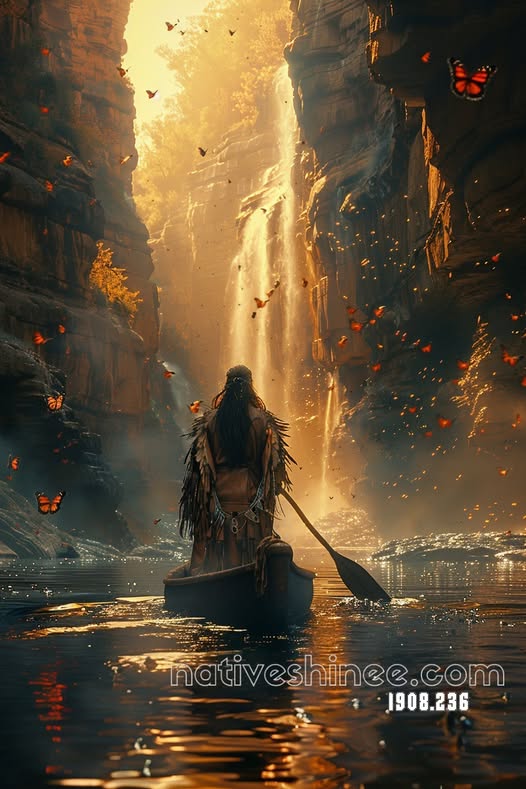 Journey Through the Golden Canyon Canvas