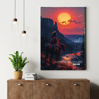 Spirit of the Setting Sun Canvas