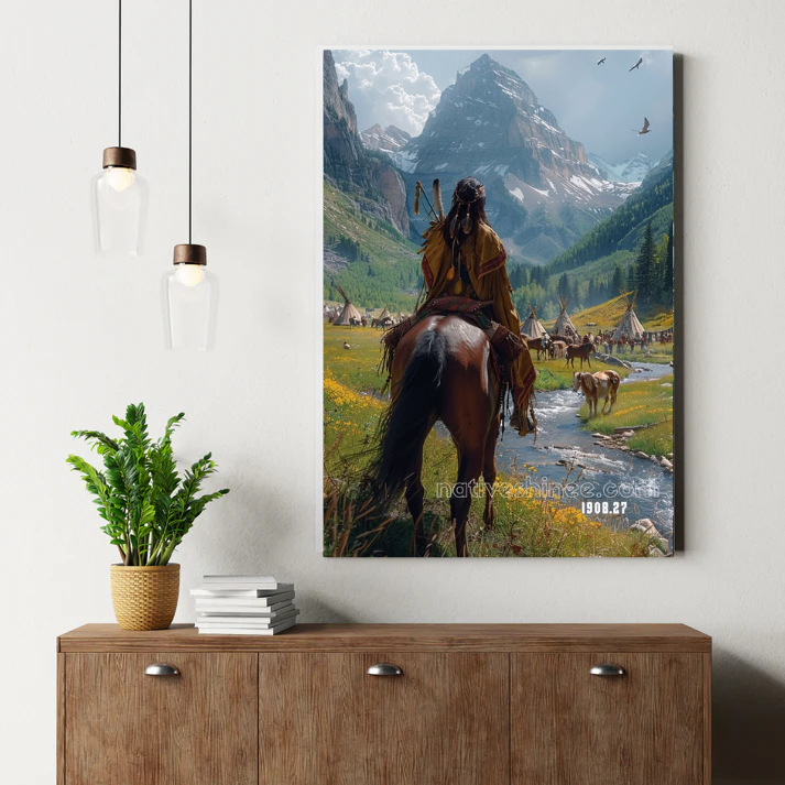 Trail of the High Pass Canvas