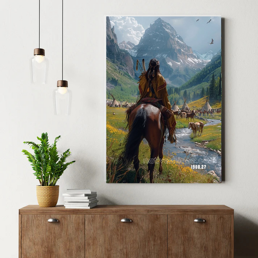 Trail of the High Pass Canvas