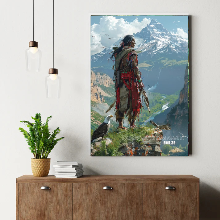 Spirit Over the Peaks Canvas