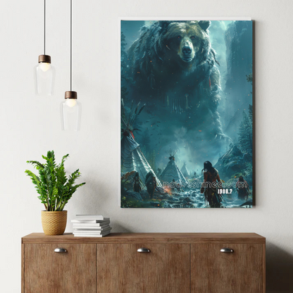 Guardian of the Misty Peaks Canvas