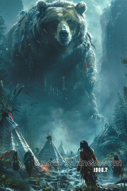 Guardian of the Misty Peaks Canvas