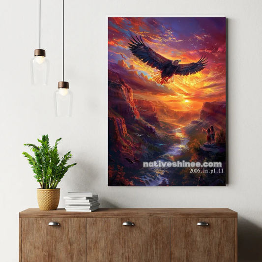 Wings of the Eternal Dawn Canvas