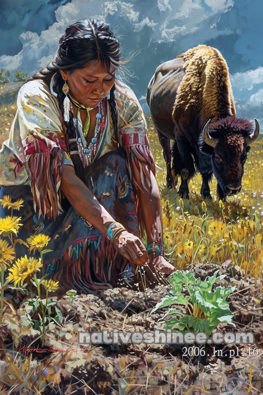 Seeds of the Sacred Earth Canvas