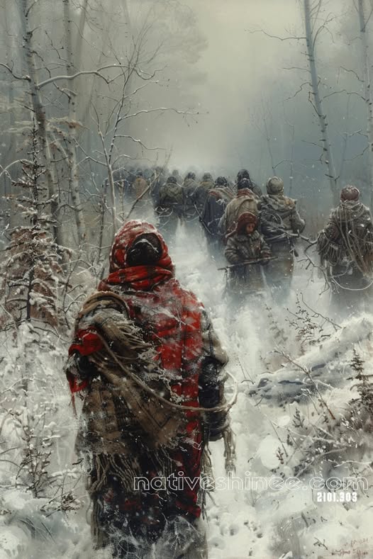 Trail of Winter’s Echoes Canvas