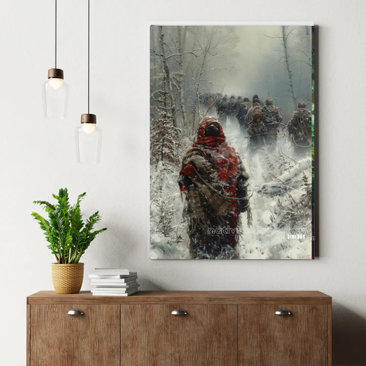 Trail of Winter’s Echoes Canvas