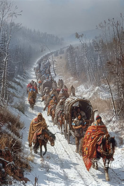 Trail of Tears Canvas